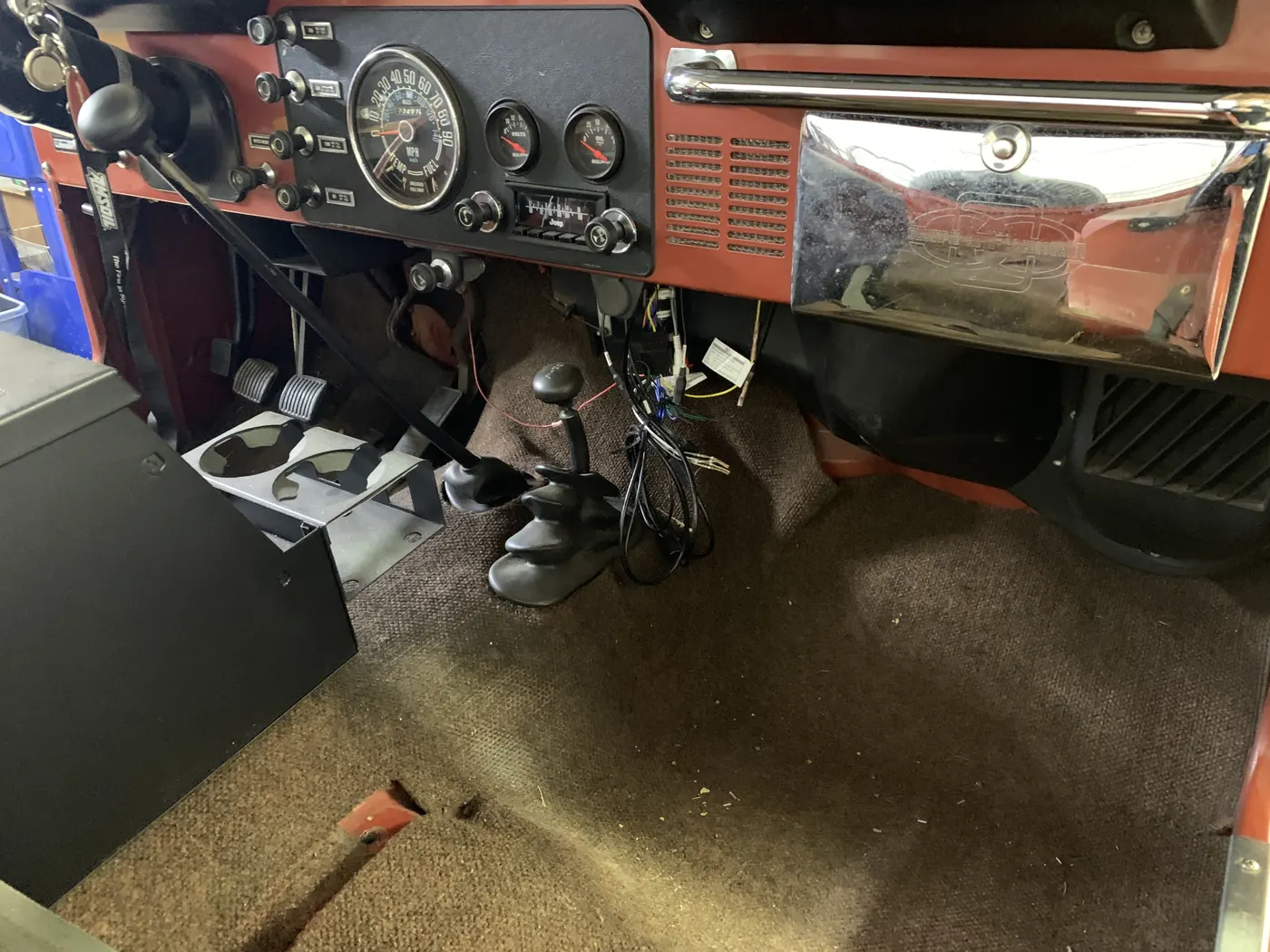CJ5 interior and floor